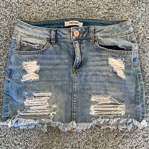 Refuge Ripped Skirt